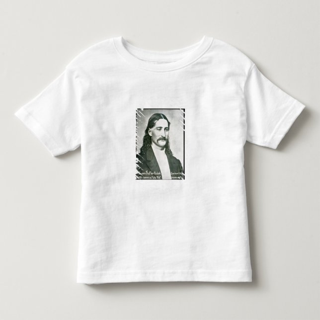 "Wilder Bill" Hickok (b/w Foto) Kleinkind T-shirt (Vorderseite)