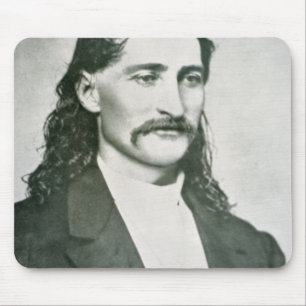 "Wilder Bill" Hickok (b/w Foto) Mousepad