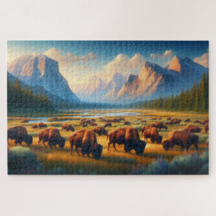 Wilder Bison-Tal, Berge