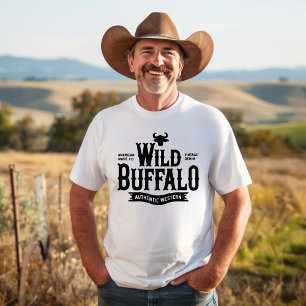 Wilder Büffel T-Shirt