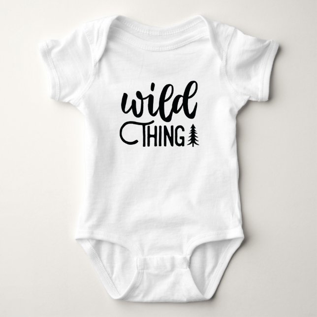 Wilder Ding Bodysuit Baby Strampler (Vorderseite)