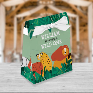 Wilder Dschungelsafari-Tiere Spaß zum ersten Gebur Geschenkschachtel