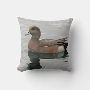 Wilder Duck Lake Water entspannt Brown Bird Kissen