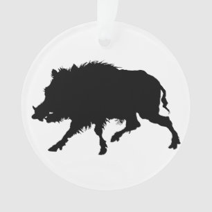 Wilder Eber-oder wildes Schwein-elegante Ornament