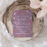 Wilder Einzug Wilde Blumen Florale Babyparty