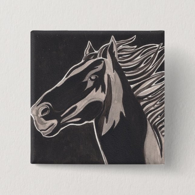 Wilder Feuerknopf Button (Vorderseite)