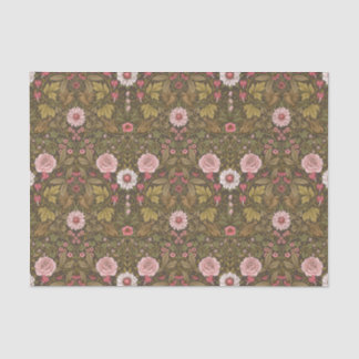 Wilder Garten auf Kaffeebrasse Seidenpapier