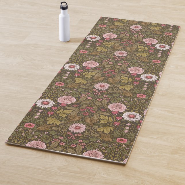 Wilder Garten auf Kaffeebrasse Yogamatte (Beispiel)