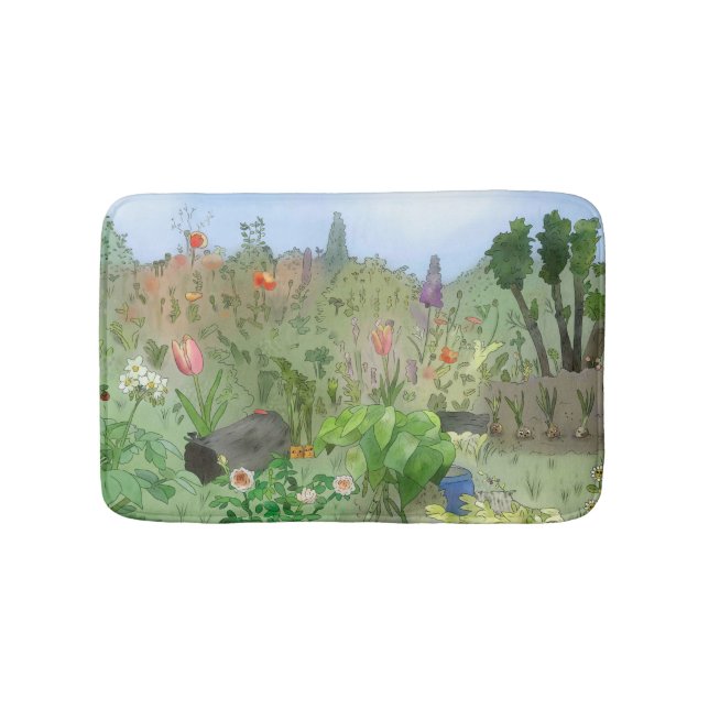 Wilder Garten Badematte (Vorderseite)