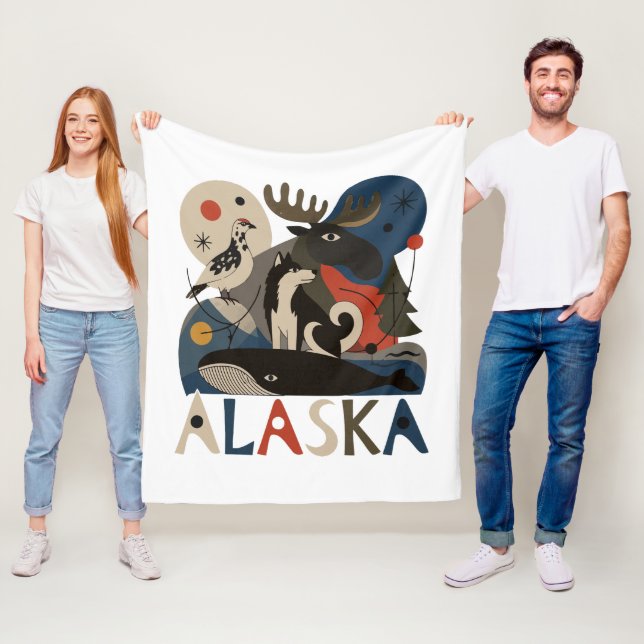 Wilder Geist Alaskas Fleecedecke (Beispiel)