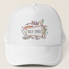 Wilder Geist Bohemischer Stil Truckerkappe