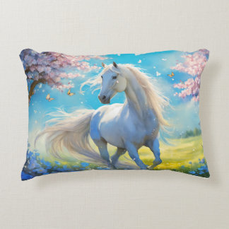 "Wilder Geist: Galopp-Stallion" Dekokissen