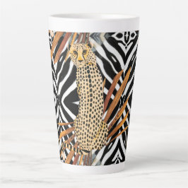 Wilder Gepard Milchtasse
