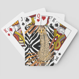 Wilder Gepard Spielkarten
