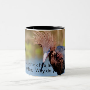 Wilder Haarvogel Zweifarbige Tasse