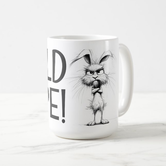 Wilder Hase Kaffeetasse (VorderseiteRechts)