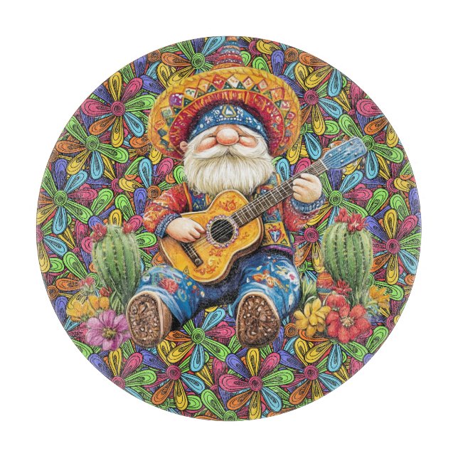 Wilder Hippie  Schneidebrett (Vorderseite)