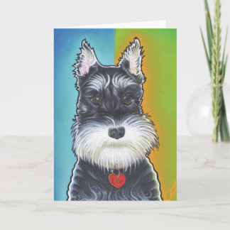Wilder HundeSchnauzer Karte