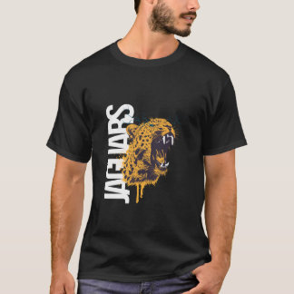 Wilder Jaguar Wildes Tier Brüllender Jaguar Mit Ve T-Shirt