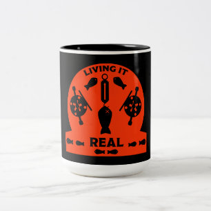Wilder Lachs Zweifarbige Tasse