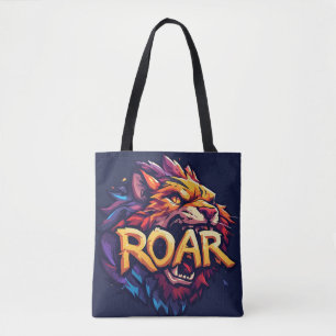 Wilder Löwenbrüller Motivationsstarke Farbige Wild Tasche