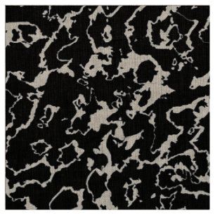 Wilder Marmor 3 - Schwarz-Weiß Stoff