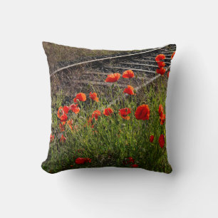 Wilder Mohn  Kissen