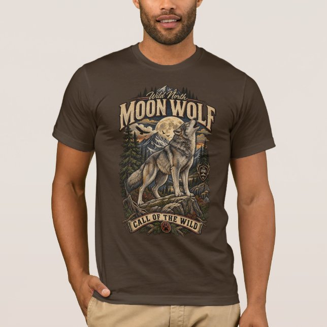 WILDER MONDWOLF T-Shirt (Vorderseite)