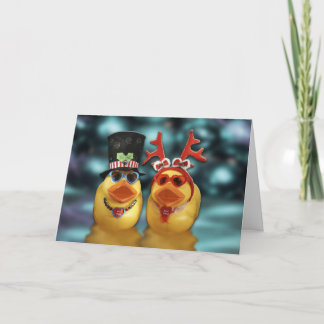 Wilder Sache-Weihnachtsspaß Feiertagskarte