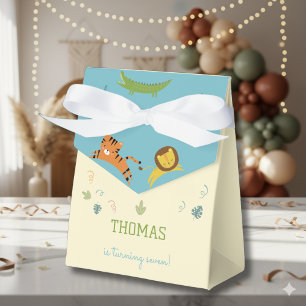 Wilder Safari-Kindergeburtstag Geschenkschachtel