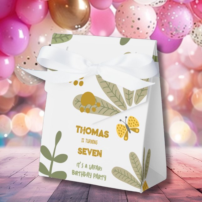 Wilder Safari-Kindergeburtstag Geschenkschachtel (Von Creator hochgeladen)