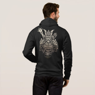Wilder Samurai-Krieger – Kühne japanische Rüstung Hoodie