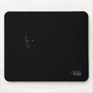 Wilder schwarzer Jaguar-Mauspad Mousepad