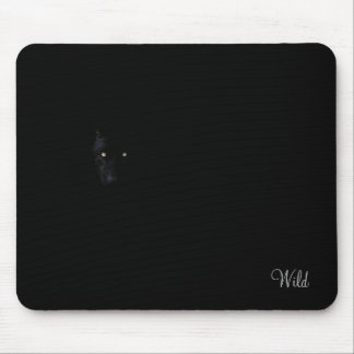 Wilder schwarzer Jaguar-Mauspad Mousepad