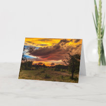 Wilder Sonnenuntergang, Südafrika