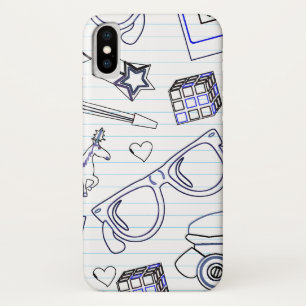 Wilder Spaß ganz epische Achtzigerjahre Doodle Case-Mate iPhone Hülle