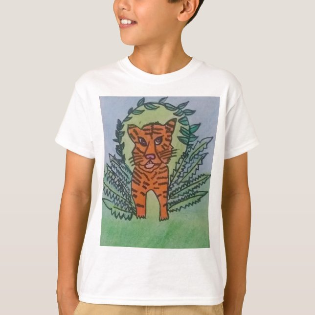 wilder Tiger T-Shirt (Vorderseite)