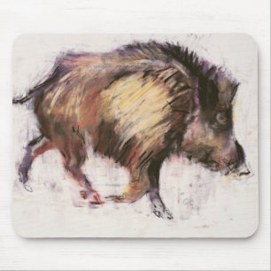 Wilder trottender Eber 1999 Mousepad