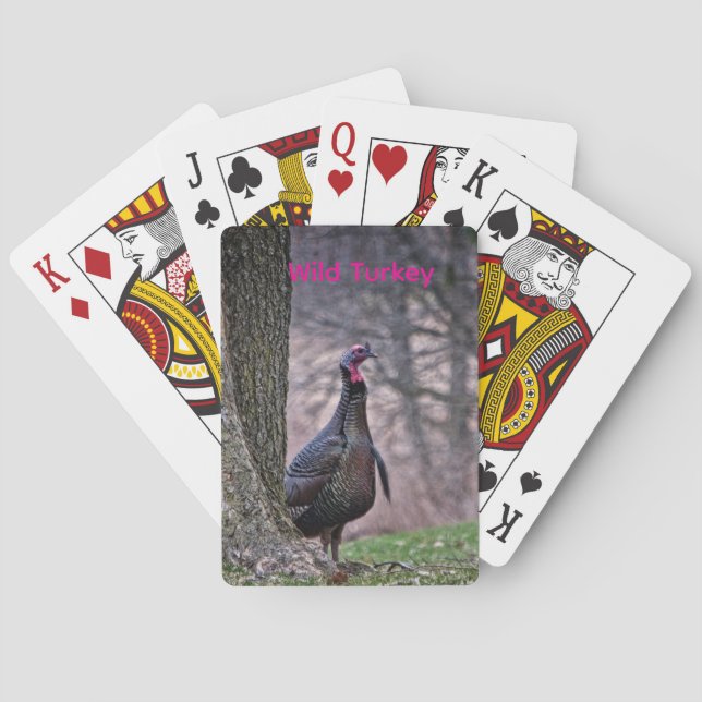 Wilder Truthahn Spielkarten (Rückseite)