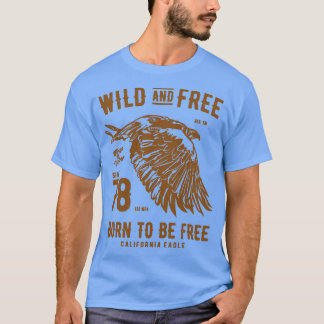 Wilder und freier Adler T-Shirt