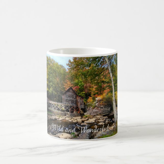 Wilder und wunderbarer Park West Virginia Babcock Kaffeetasse (Mittel)