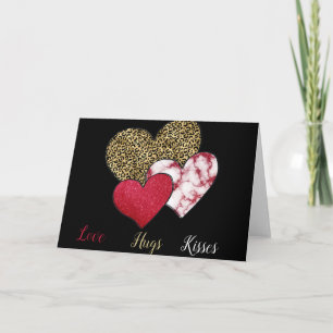 Wilder Valentinstag Karte