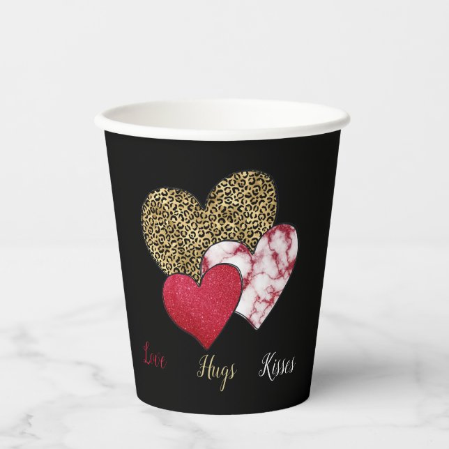 Wilder Valentinstag  Pappbecher (Vorderseite)