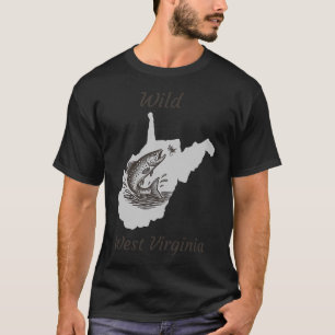 Wilder West Virginia Bachforelle T-Shirt