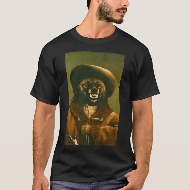 Wilder West-Wolf-T - Shirt (Vorderseite)