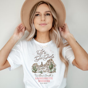 Wilder Westen Junggesellinnenabschied Los geht's M T-Shirt