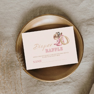 Wilder Westen Kleine Cowgirl Baby Mädchen Dusche Begleitkarte