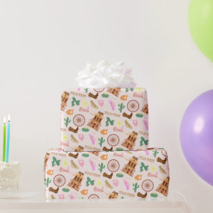 Wilder Westen mit Cacti Pattern Kindergeburtstag P Geschenkpapier