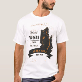 Wilder Wolf, Adventure, Est, 1919, bestes Geschenk T-Shirt