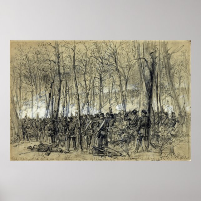 WILDERNESS 1864 - ZIVILER KRIEG - JUNGFRAU POSTER (Vorne)